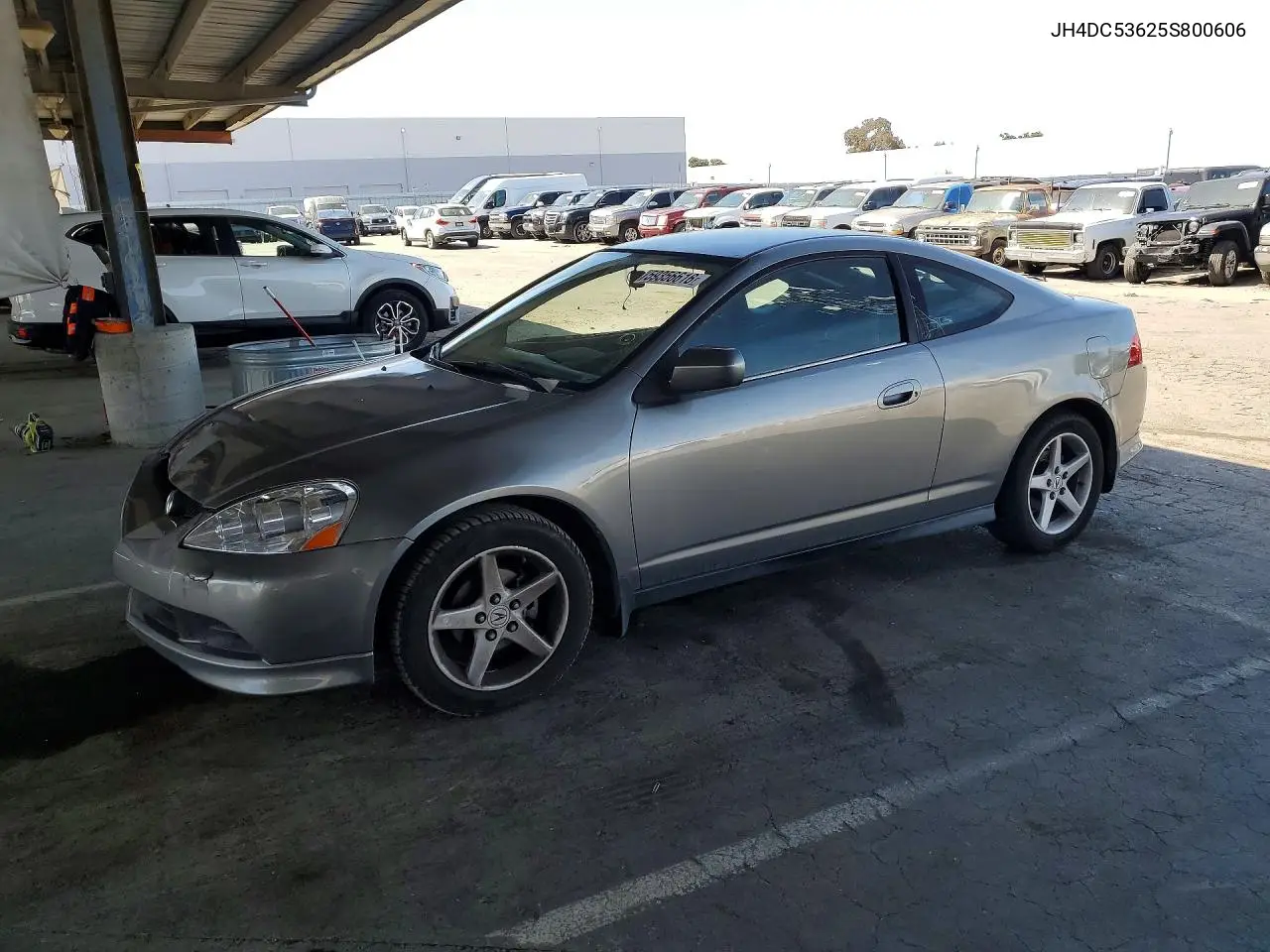 2005 Acura Rsx VIN: JH4DC53625S800606 Lot: 59356616