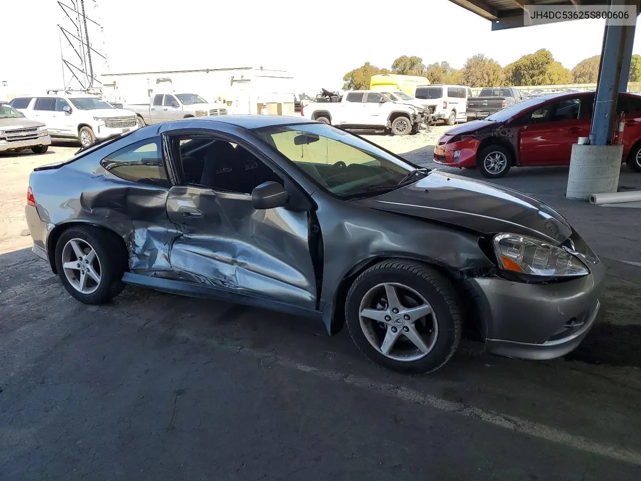2005 Acura Rsx VIN: JH4DC53625S800606 Lot: 59356616