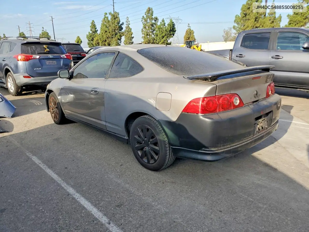 2005 Acura Rsx VIN: JH4DC54885S008251 Lot: 61615776