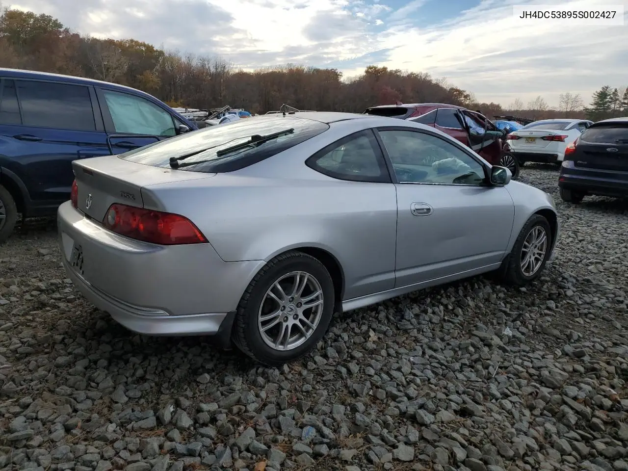 2005 Acura Rsx VIN: JH4DC53895S002427 Lot: 91652045