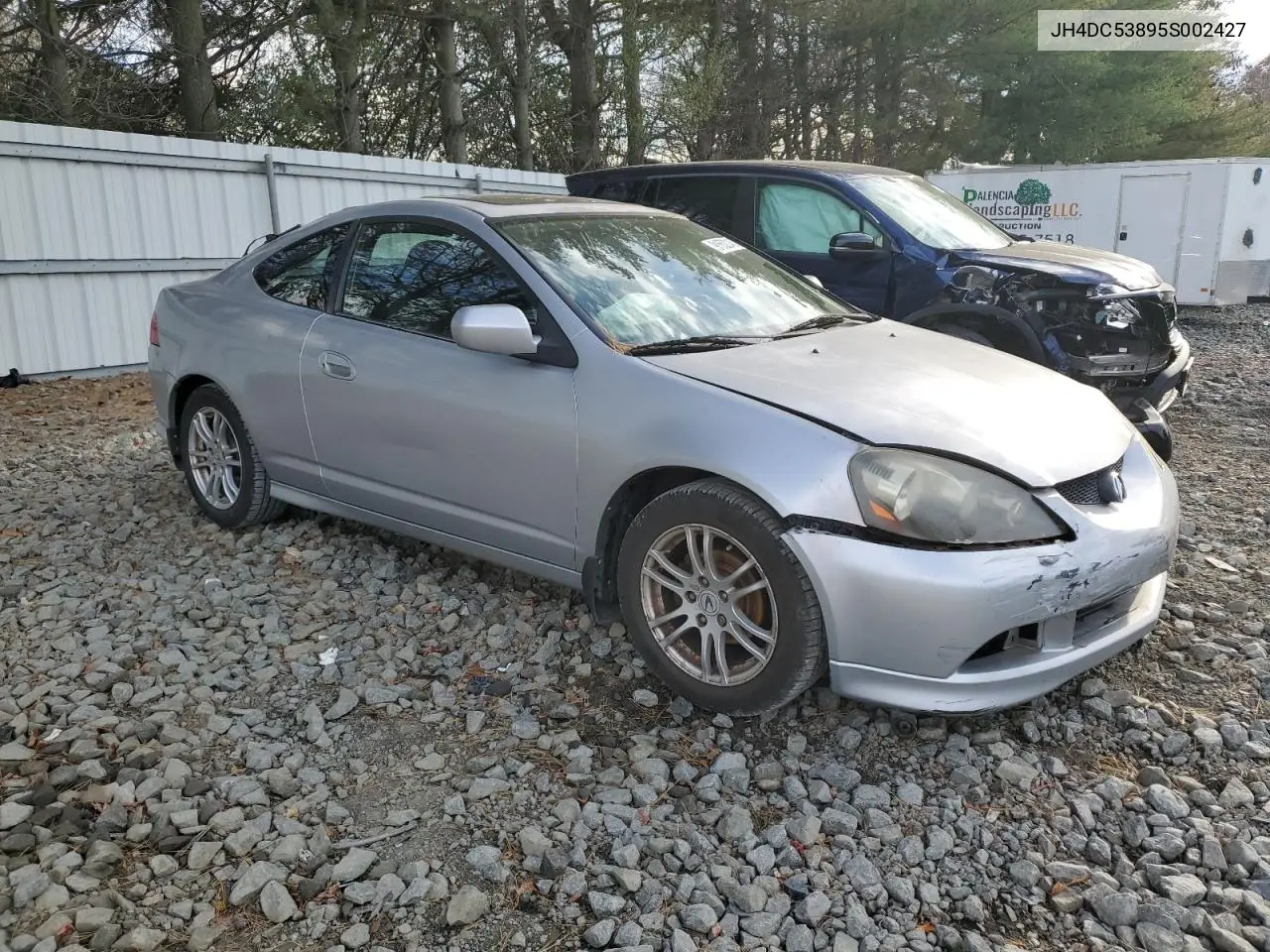 2005 Acura Rsx VIN: JH4DC53895S002427 Lot: 91652045