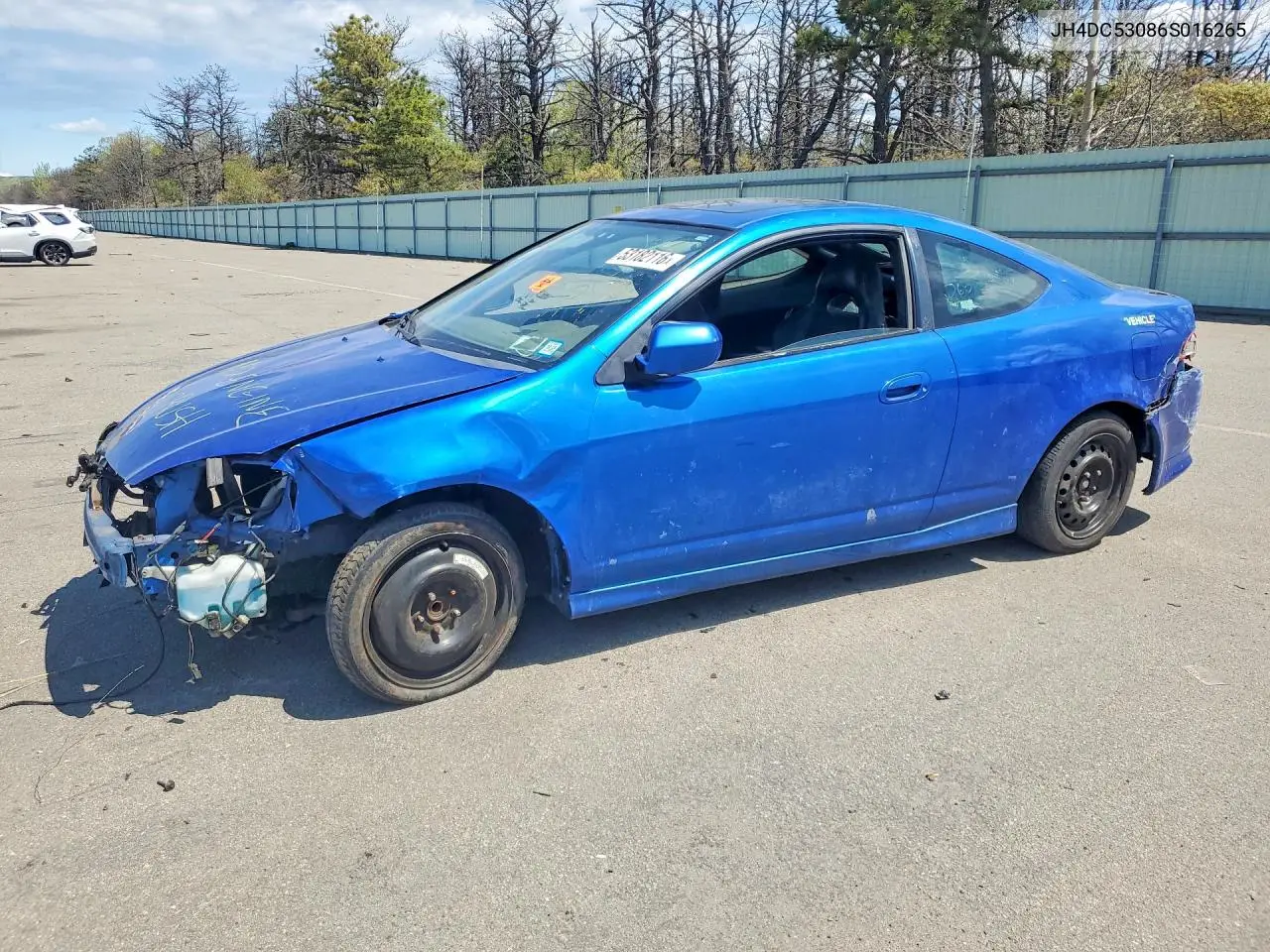 2006 Acura Rsx Type-S VIN: JH4DC53086S016265 Lot: 53182116