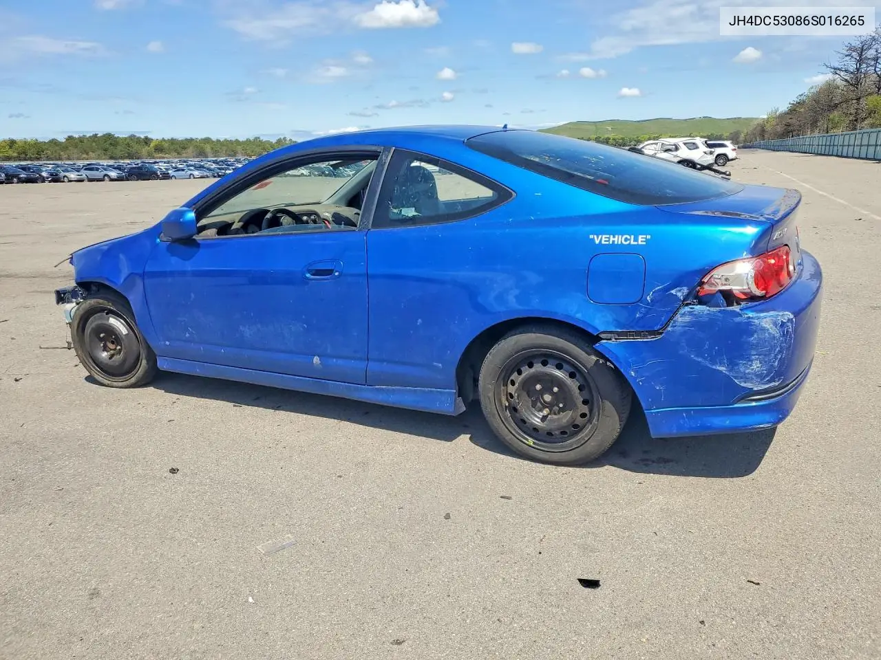 2006 Acura Rsx Type-S VIN: JH4DC53086S016265 Lot: 53182116