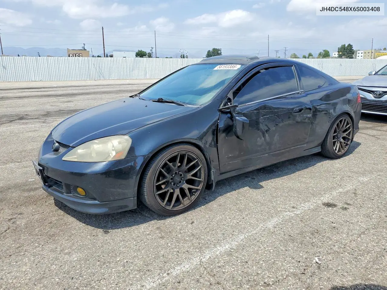 2006 Acura Rsx VIN: JH4DC548X6S003408 Lot: 56193386