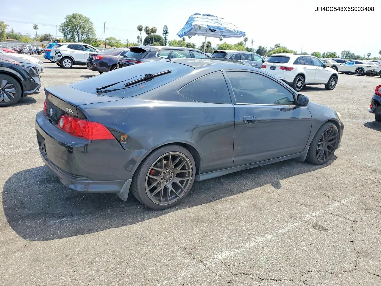 2006 Acura Rsx VIN: JH4DC548X6S003408 Lot: 56193386