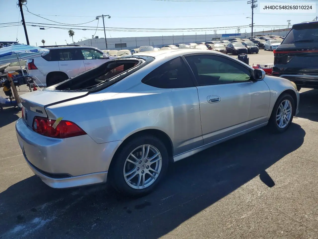 2006 Acura Rsx VIN: JH4DC54826S010224 Lot: 56449346
