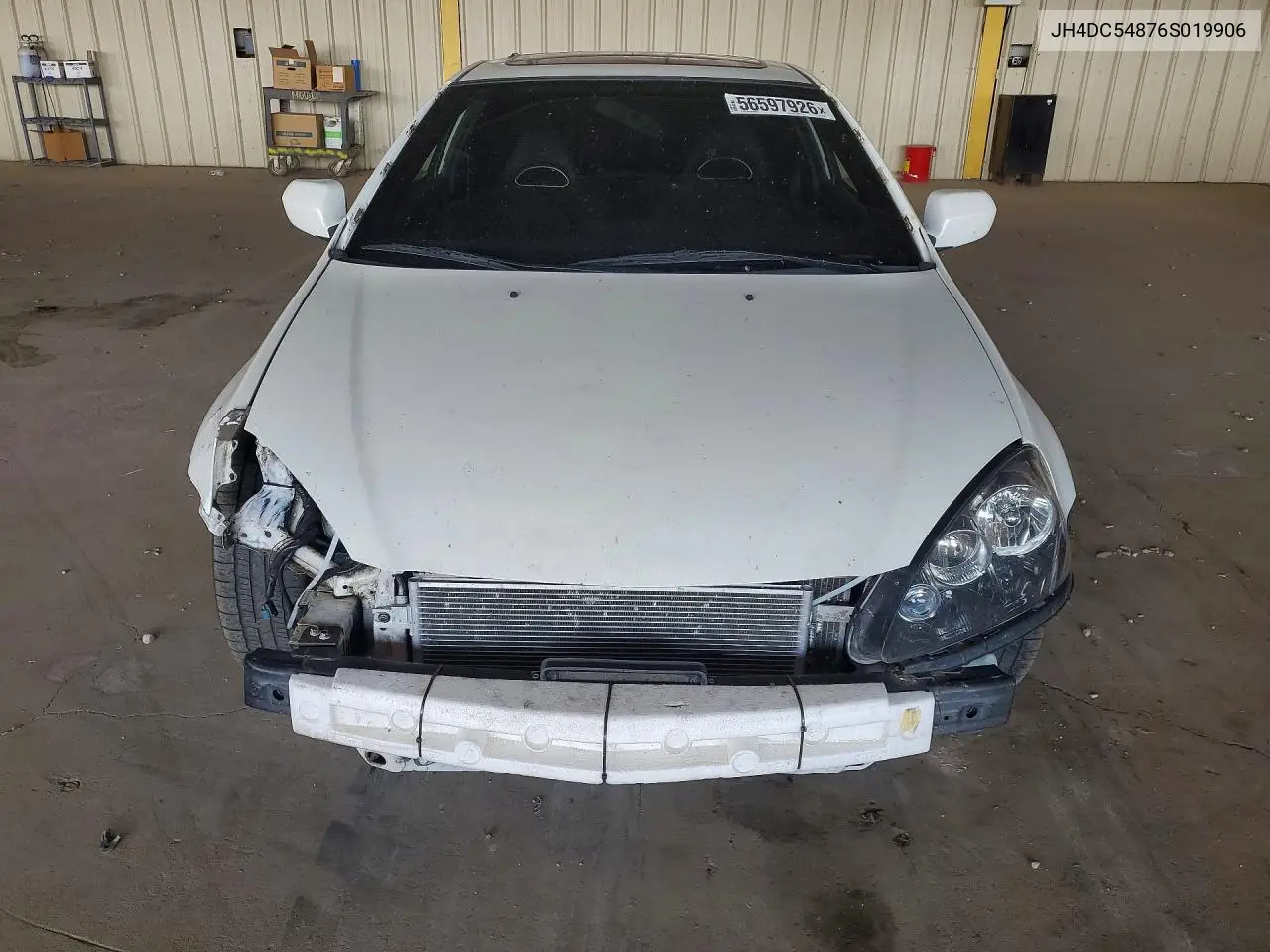 2006 Acura Rsx VIN: JH4DC54876S019906 Lot: 56597926