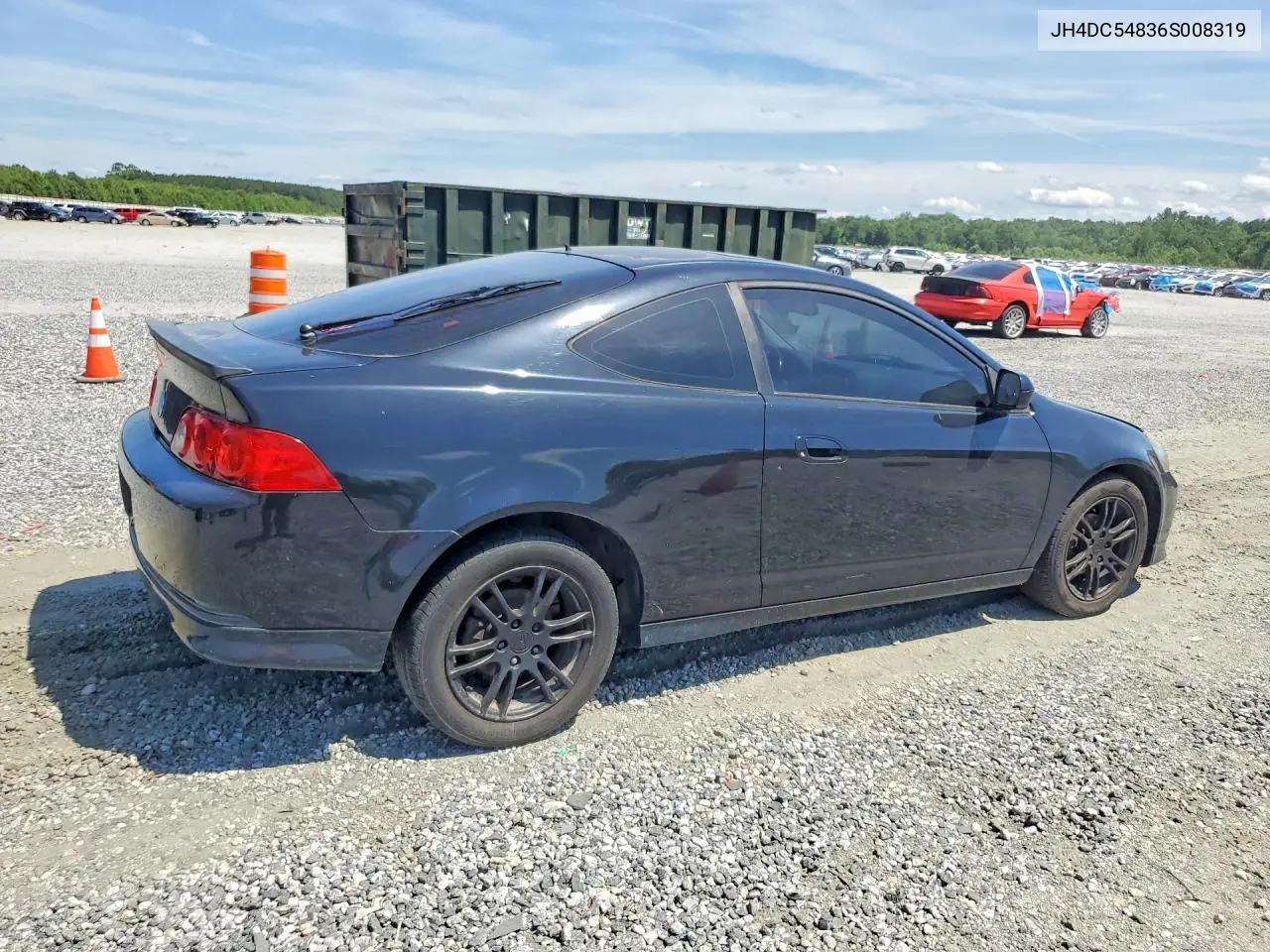 2006 Acura Rsx VIN: JH4DC54836S008319 Lot: 57223906