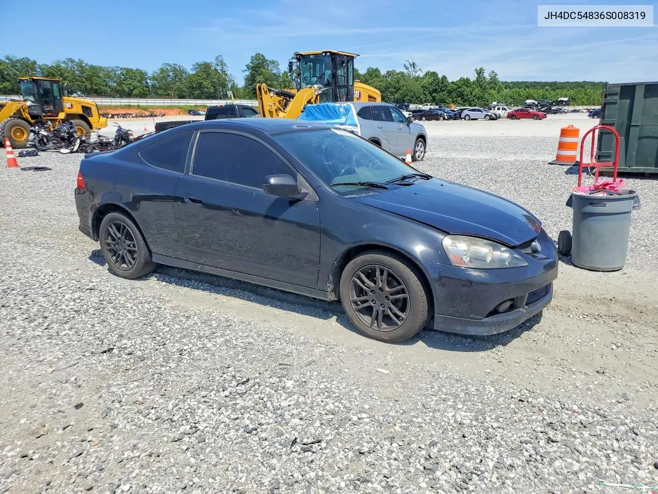 2006 Acura Rsx VIN: JH4DC54836S008319 Lot: 57223906