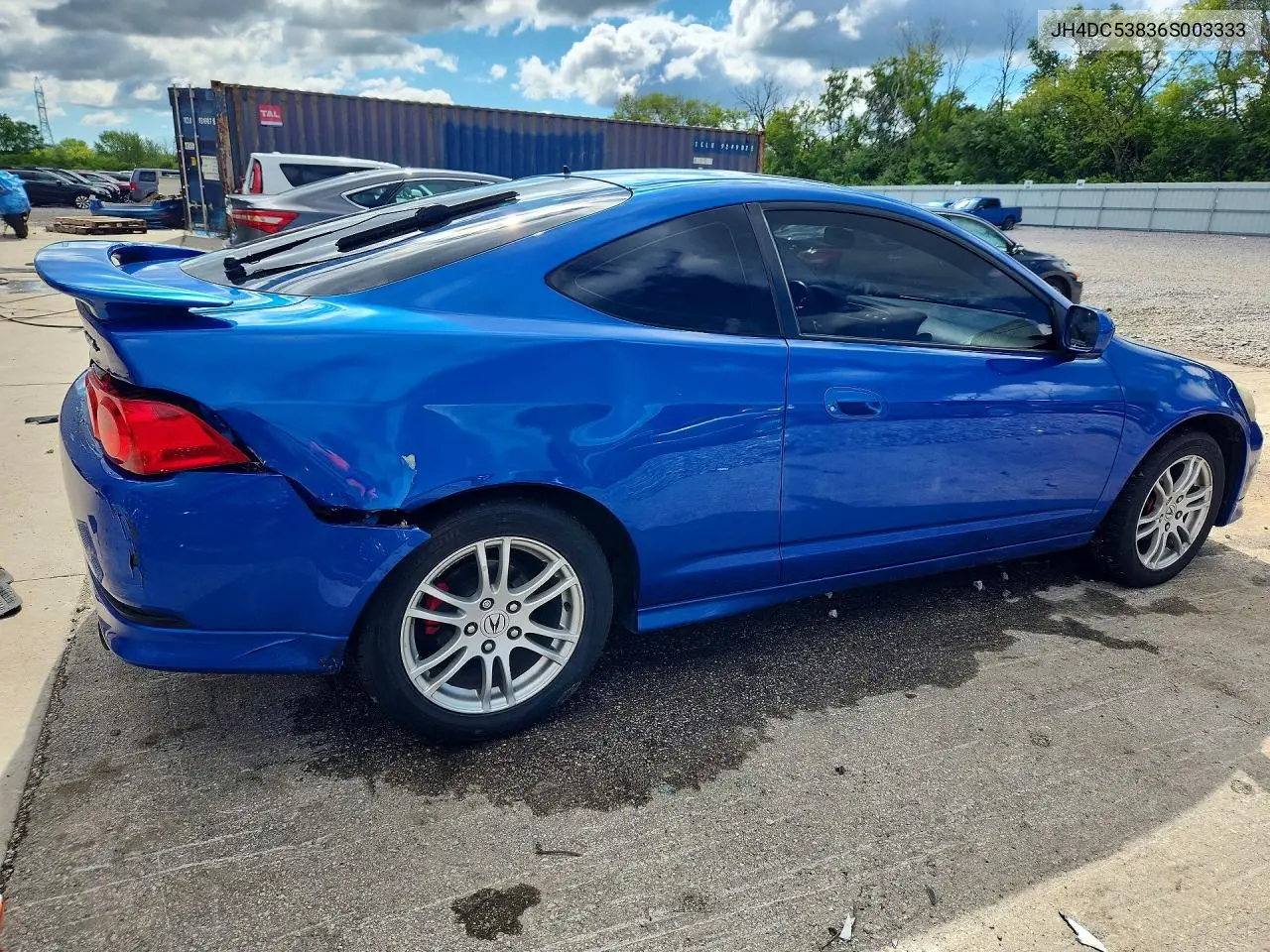 2006 Acura Rsx VIN: JH4DC53836S003333 Lot: 57674346