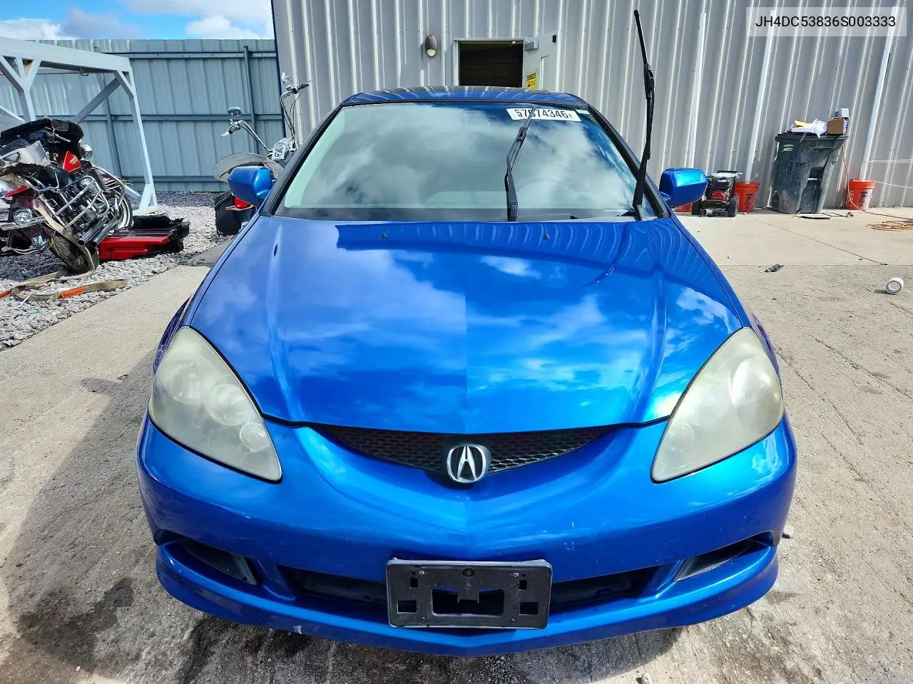 2006 Acura Rsx VIN: JH4DC53836S003333 Lot: 57674346