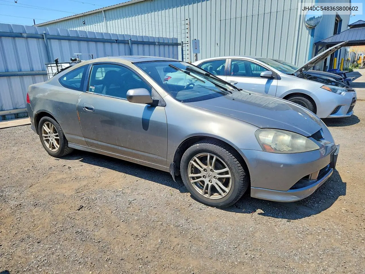 2006 Acura Rsx VIN: JH4DC54836S800602 Lot: 58613686