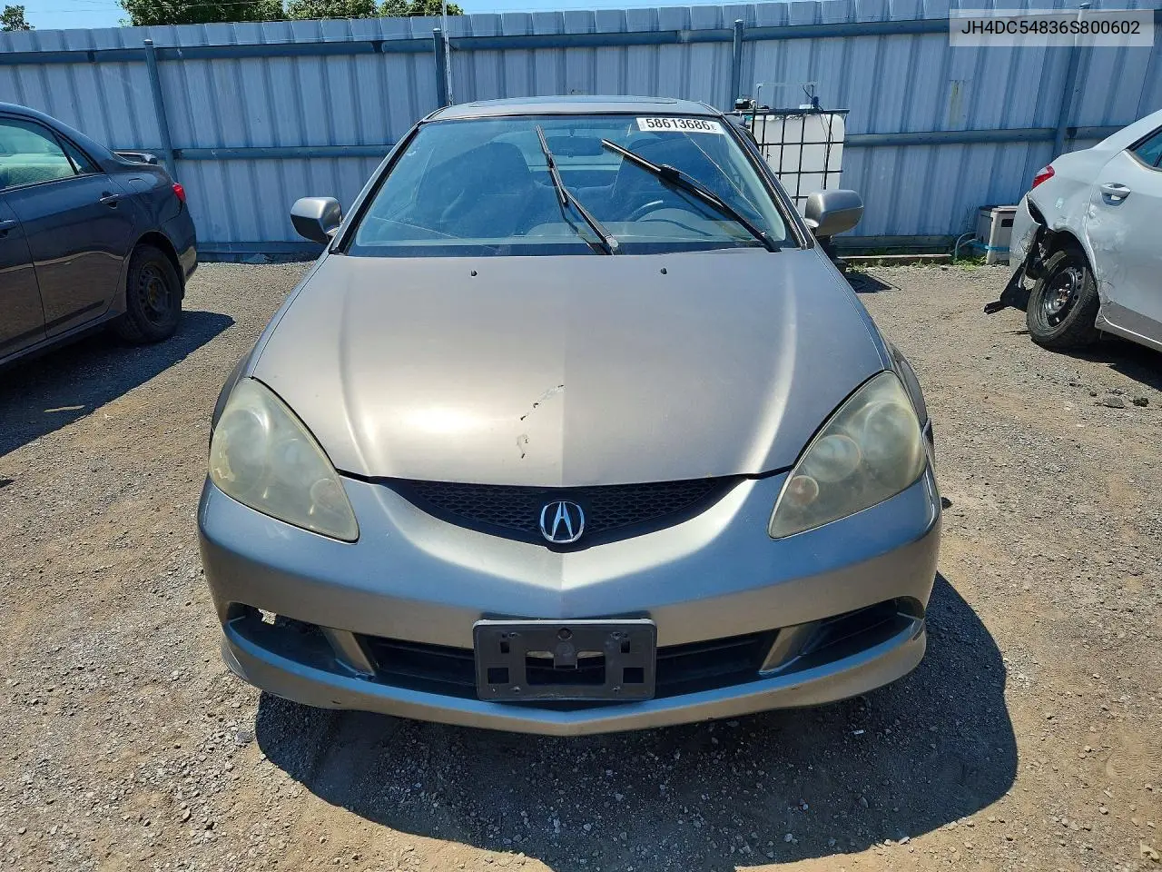 2006 Acura Rsx VIN: JH4DC54836S800602 Lot: 58613686