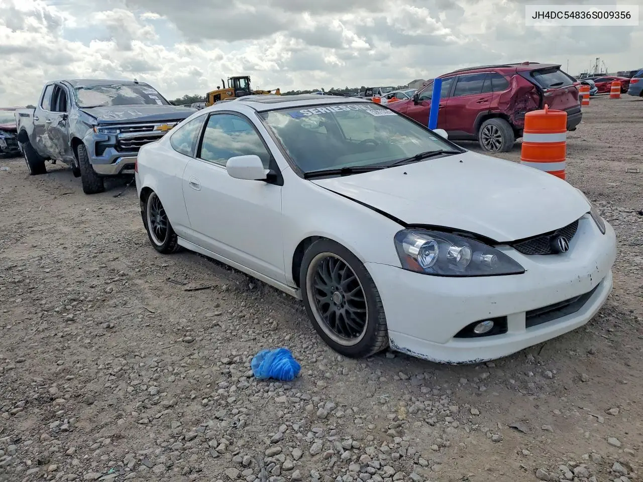 2006 Acura Rsx VIN: JH4DC54836S009356 Lot: 59675326