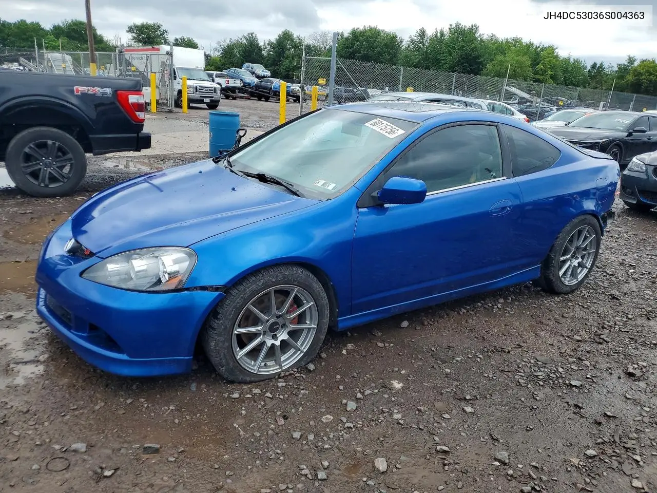 2006 Acura Rsx Type-S VIN: JH4DC53036S004363 Lot: 60175756