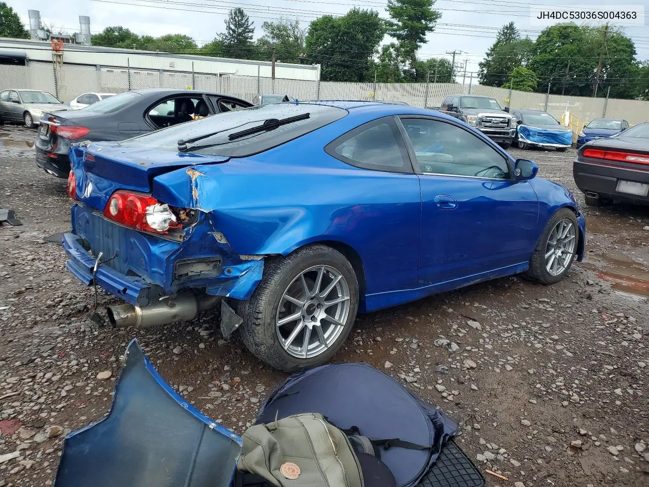 2006 Acura Rsx Type-S VIN: JH4DC53036S004363 Lot: 60175756