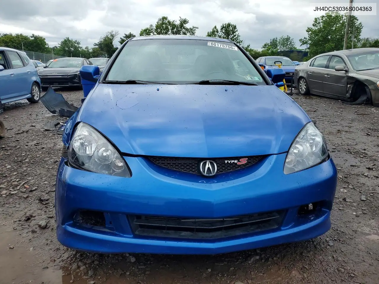 2006 Acura Rsx Type-S VIN: JH4DC53036S004363 Lot: 60175756