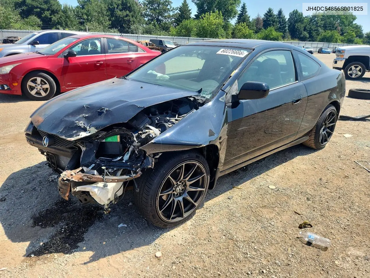 2006 Acura Rsx VIN: JH4DC54856S001825 Lot: 60226666