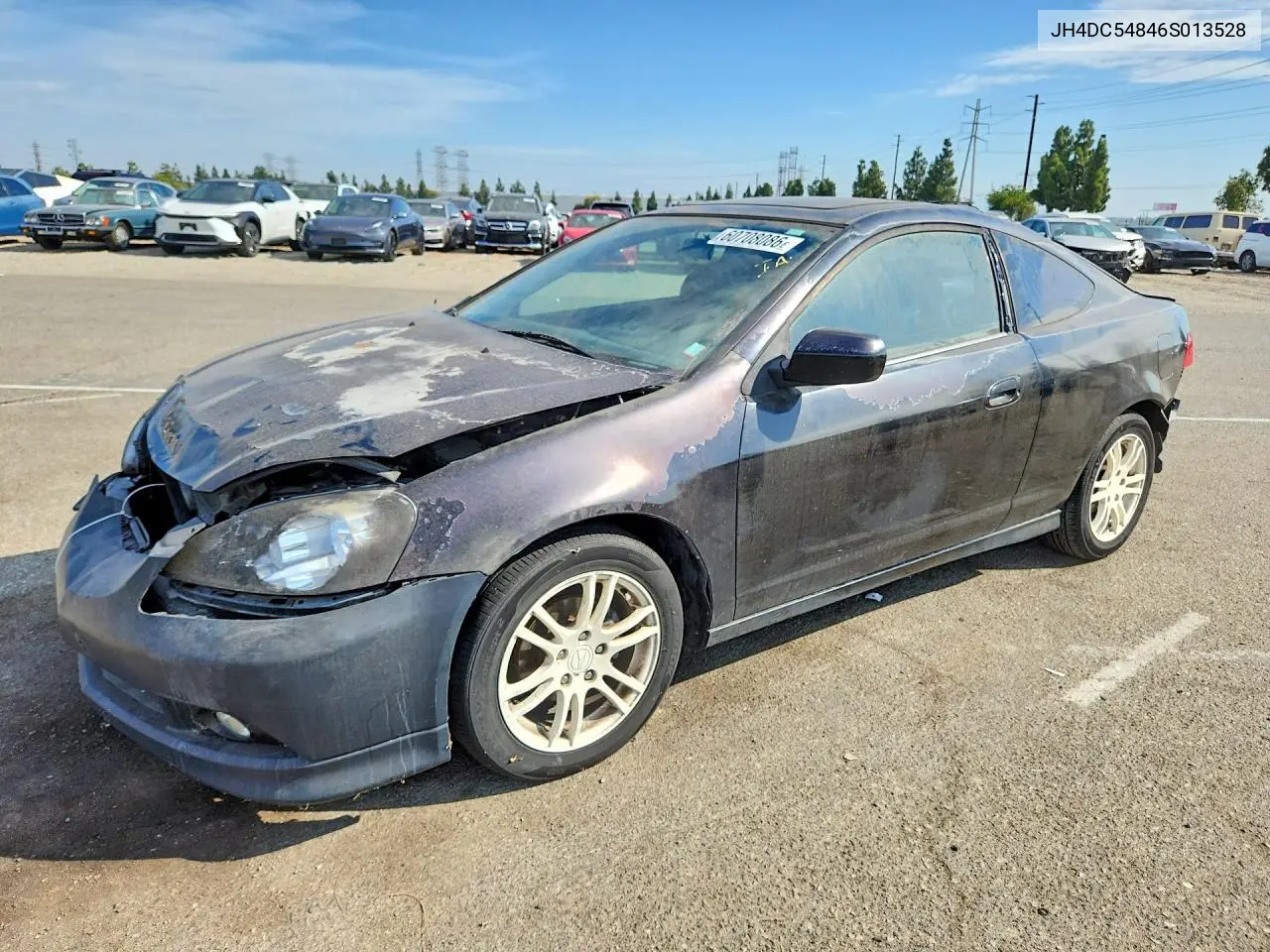 2006 Acura Rsx VIN: JH4DC54846S013528 Lot: 60708086