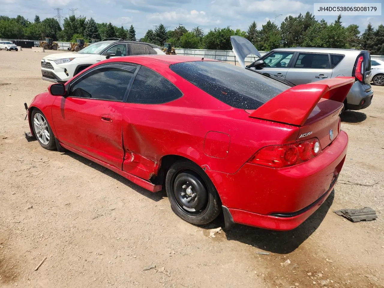 2006 Acura Rsx VIN: JH4DC53806S008179 Lot: 60897006