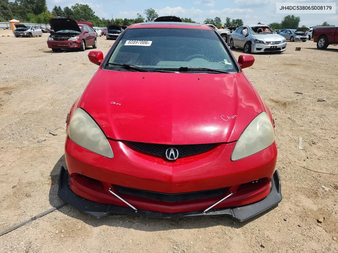 2006 Acura Rsx VIN: JH4DC53806S008179 Lot: 60897006