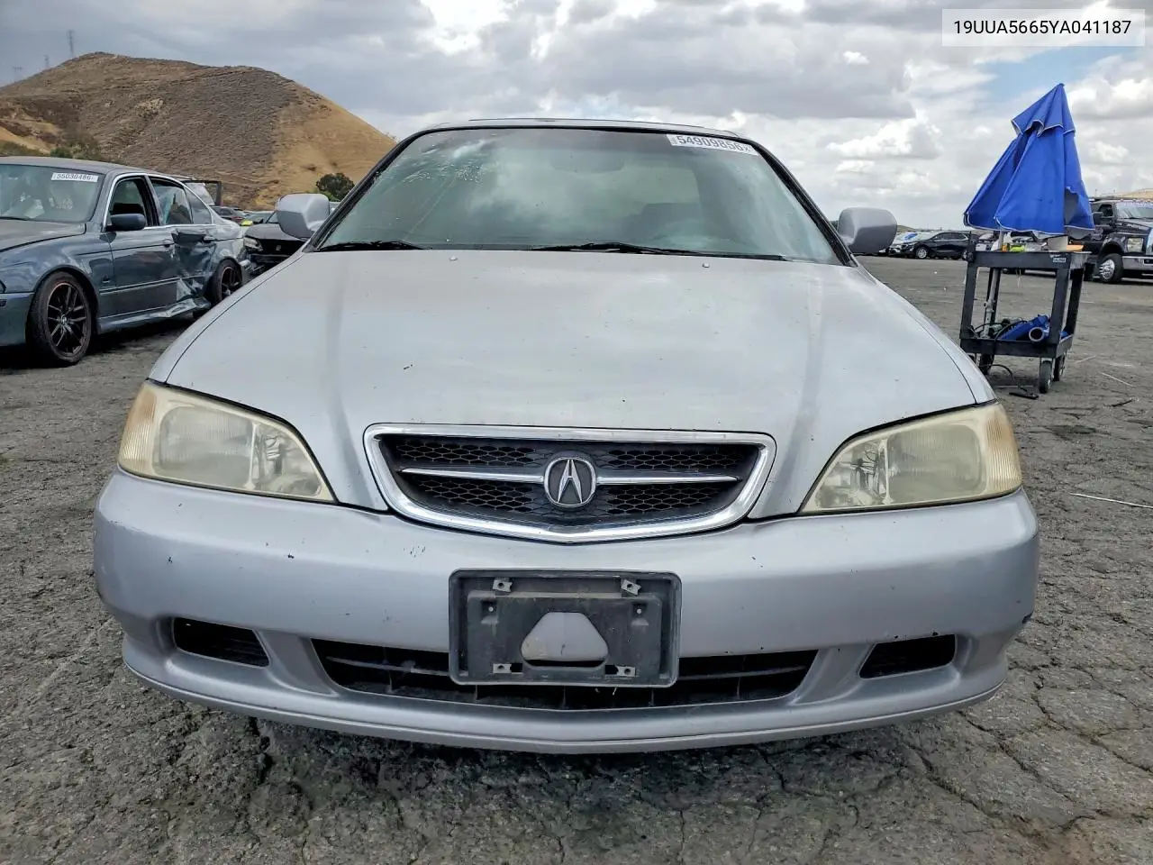 2000 Acura 3.2Tl VIN: 19UUA5665YA041187 Lot: 54909856