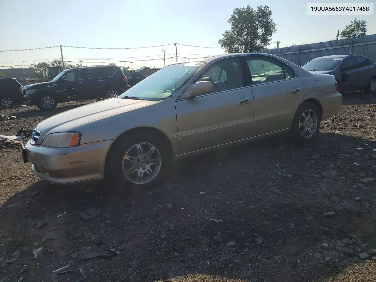 2000 Acura 3.2Tl VIN: 19UUA5663YA017468 Lot: 60433046