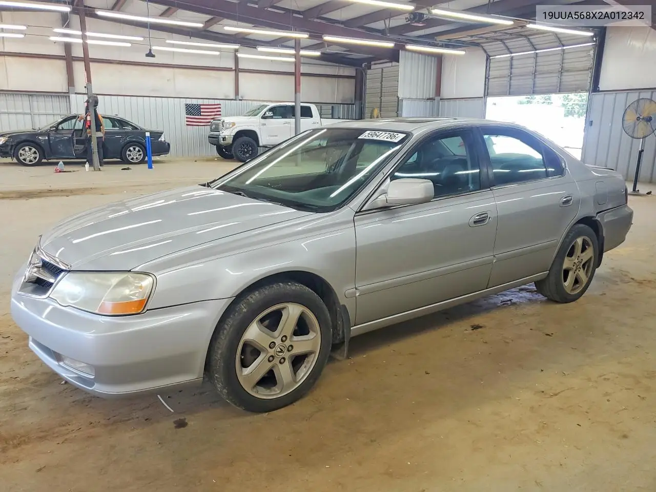 2002 Acura 3.2Tl Type-S VIN: 19UUA568X2A012342 Lot: 59647786
