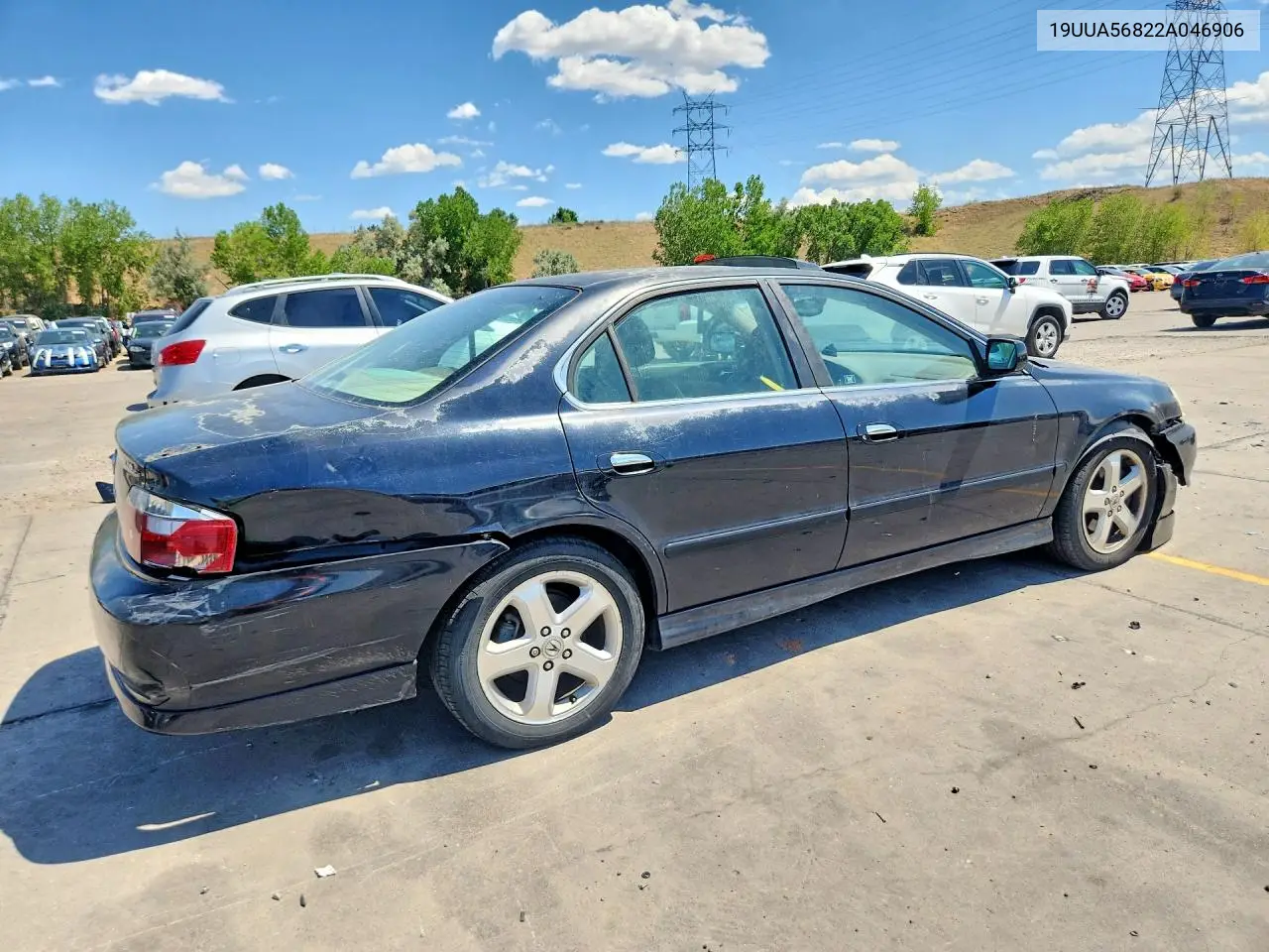 2002 Acura 3.2Tl Type-S VIN: 19UUA56822A046906 Lot: 61376796