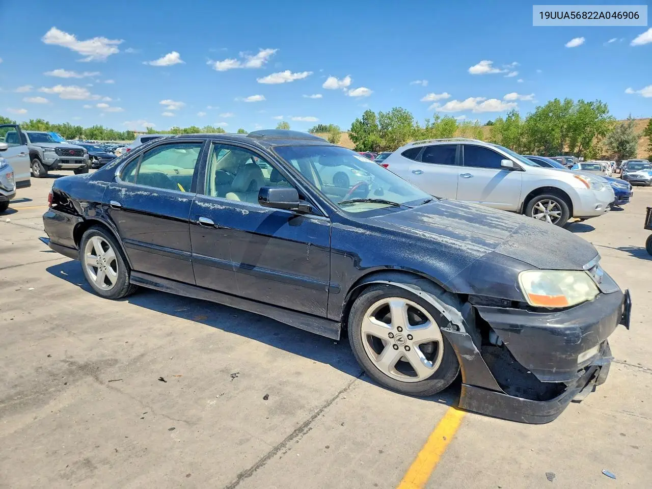 2002 Acura 3.2Tl Type-S VIN: 19UUA56822A046906 Lot: 61376796