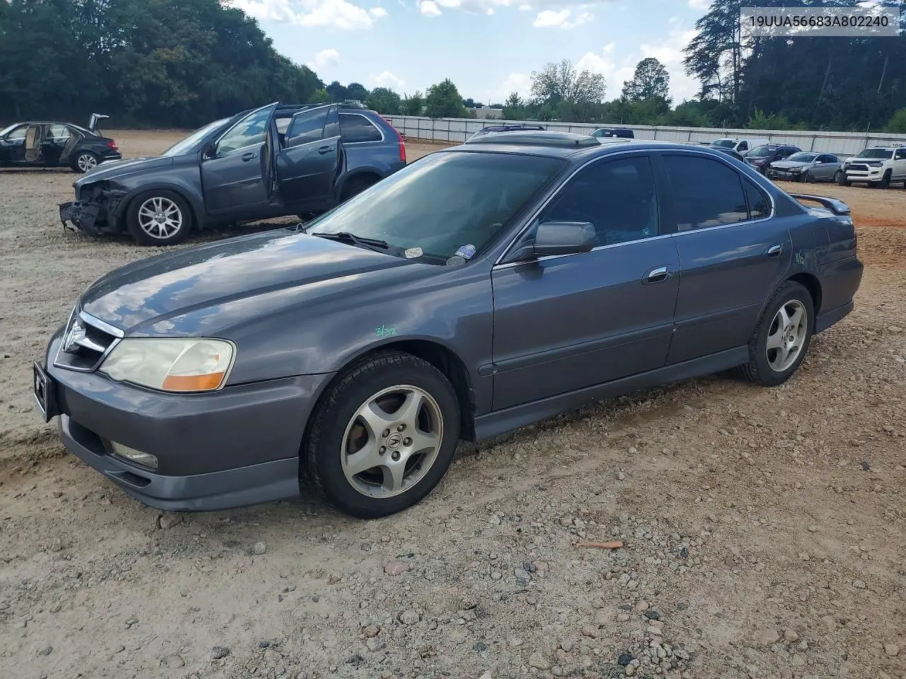 2003 Acura 3.2Tl VIN: 19UUA56683A802240 Lot: 59367806