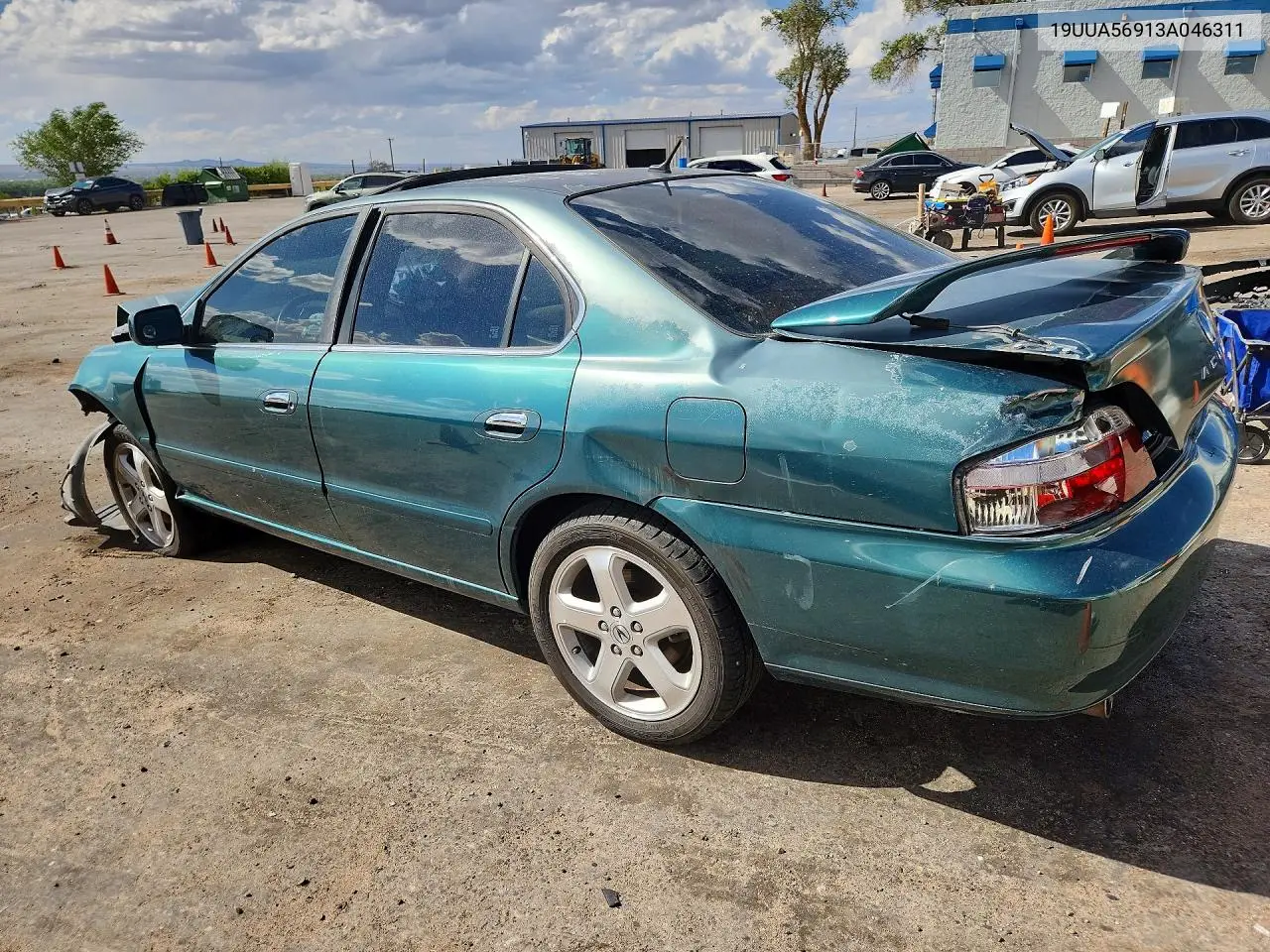 2003 Acura 3.2Tl Type-S VIN: 19UUA56913A046311 Lot: 85603985
