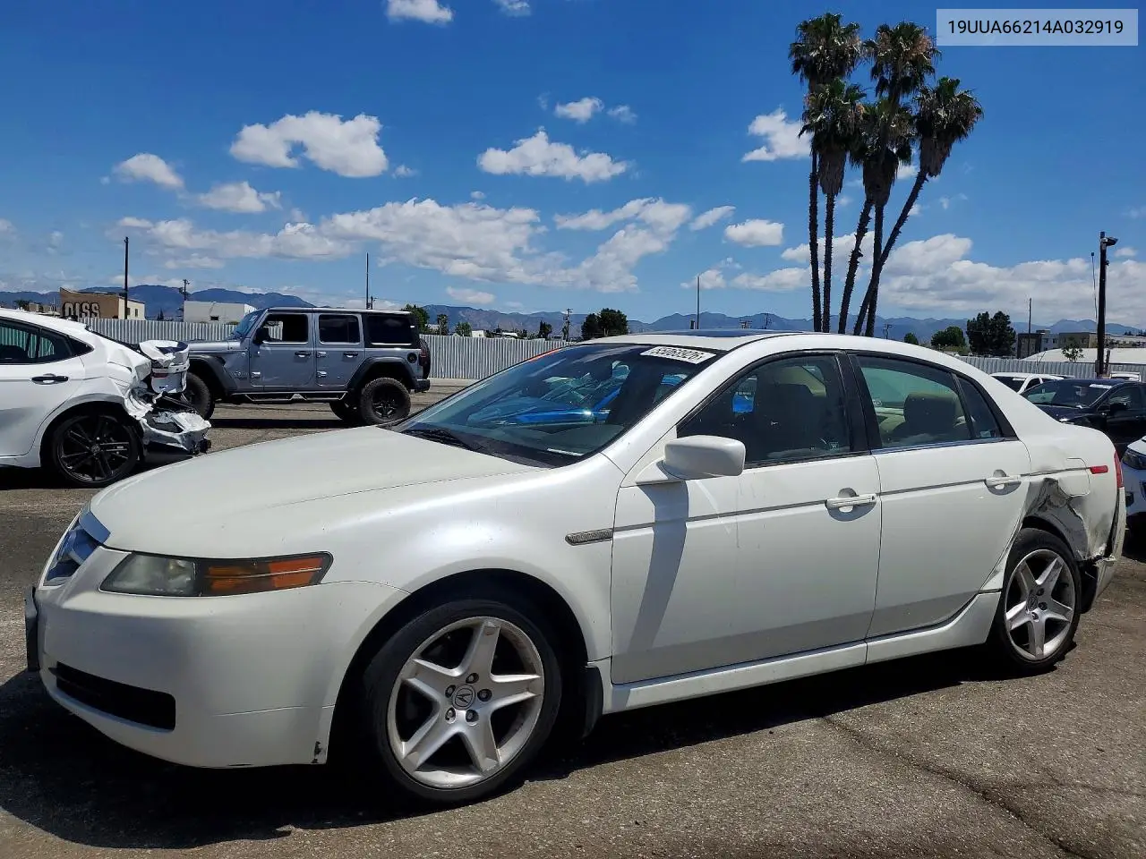 2004 Acura Tl VIN: 19UUA66214A032919 Lot: 55068926