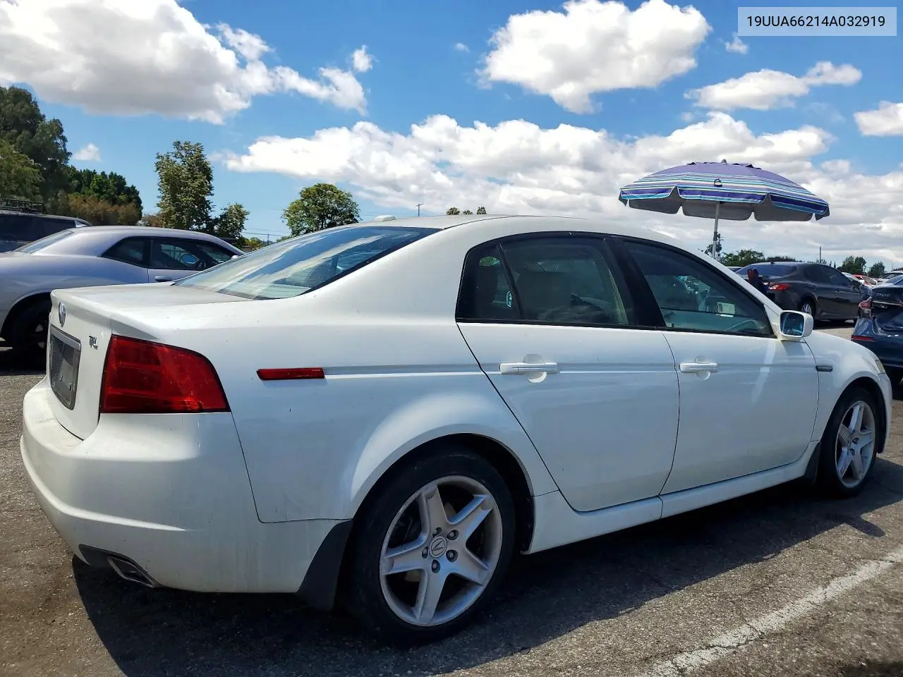 2004 Acura Tl VIN: 19UUA66214A032919 Lot: 55068926