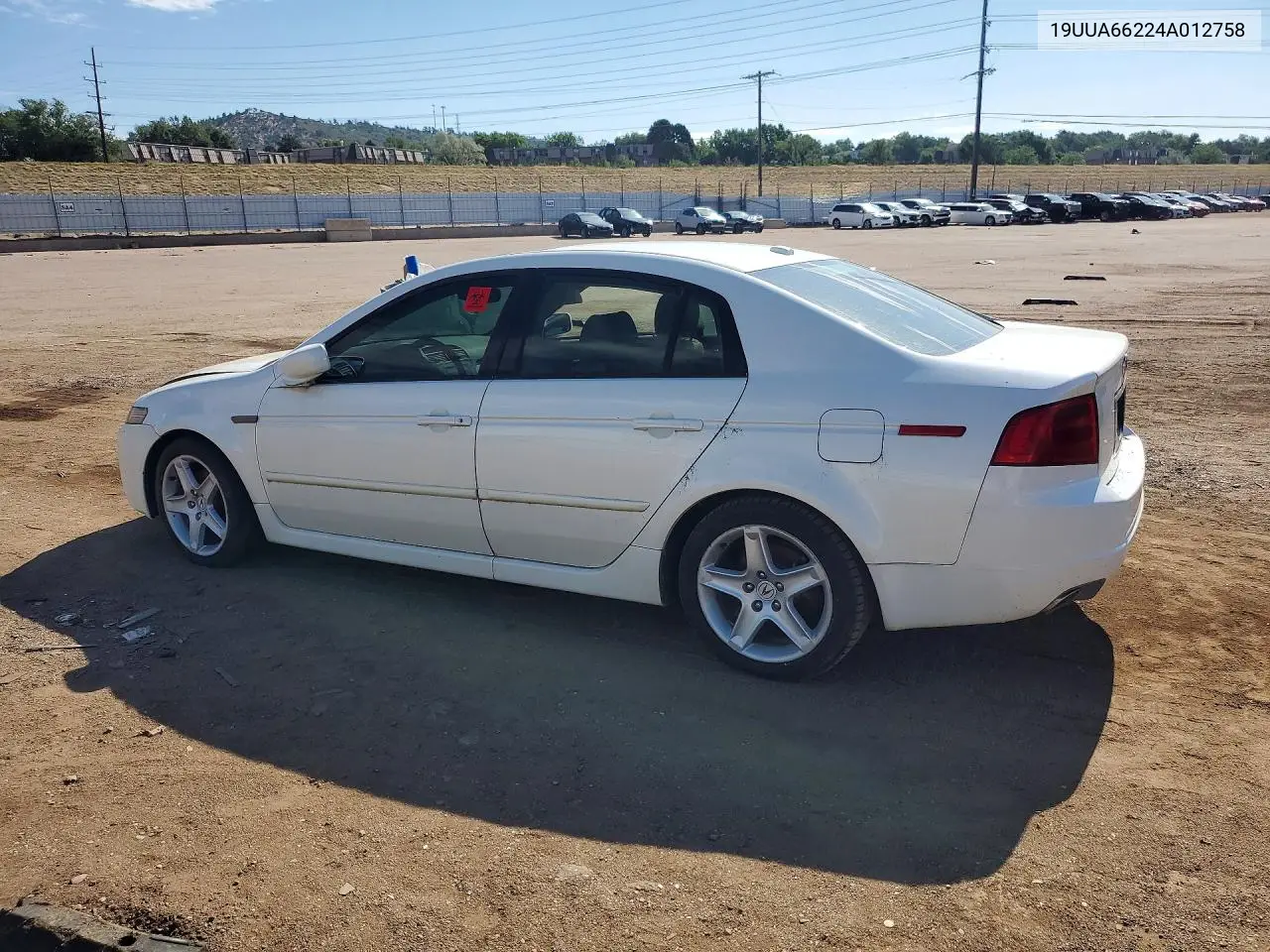 2004 Acura Tl VIN: 19UUA66224A012758 Lot: 60166776