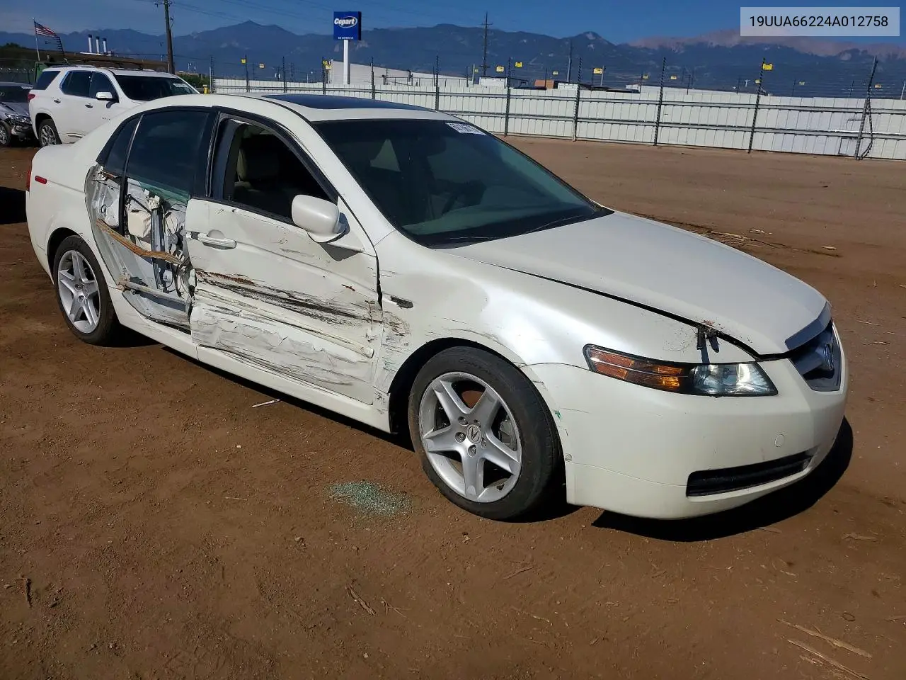 2004 Acura Tl VIN: 19UUA66224A012758 Lot: 60166776