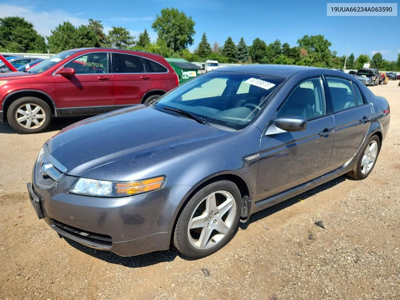 2004 Acura Tl VIN: 19UUA66234A063590 Lot: 60169876