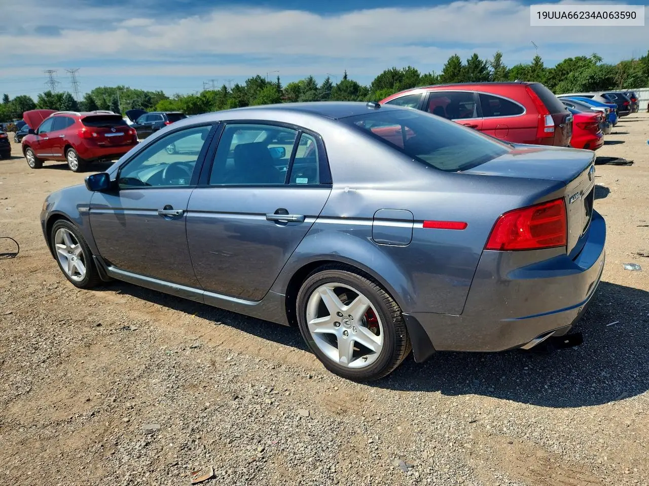 2004 Acura Tl VIN: 19UUA66234A063590 Lot: 60169876