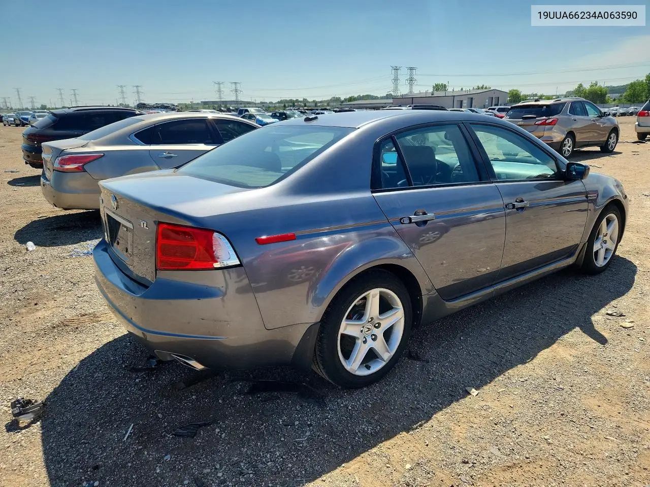 2004 Acura Tl VIN: 19UUA66234A063590 Lot: 60169876