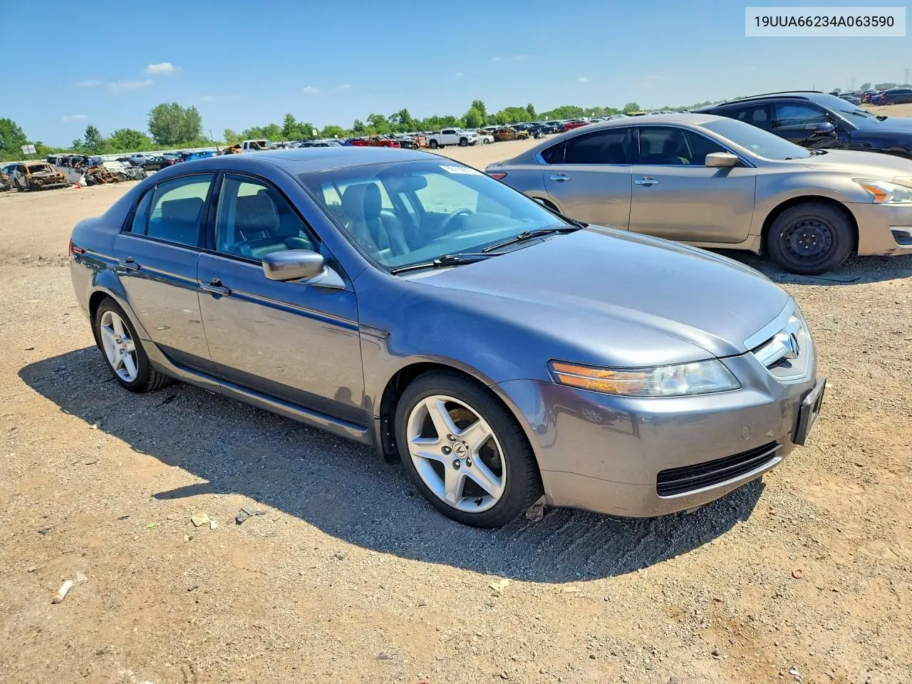 2004 Acura Tl VIN: 19UUA66234A063590 Lot: 60169876