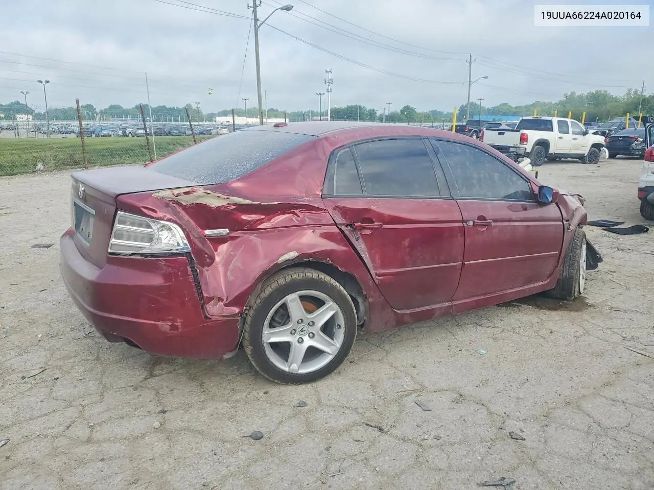 2004 Acura Tl VIN: 19UUA66224A020164 Lot: 60226446