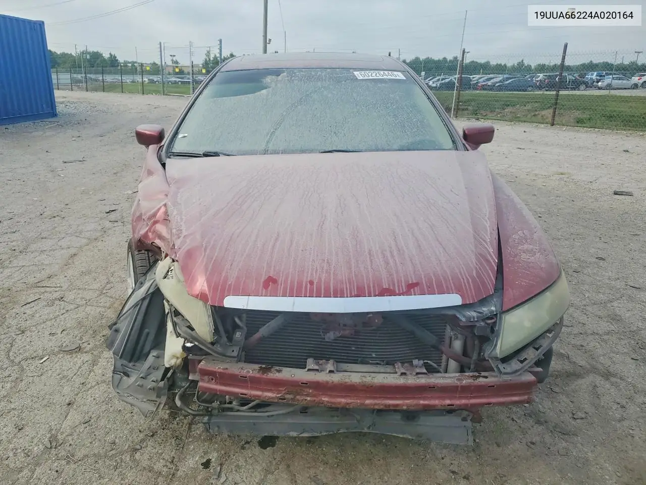 2004 Acura Tl VIN: 19UUA66224A020164 Lot: 60226446