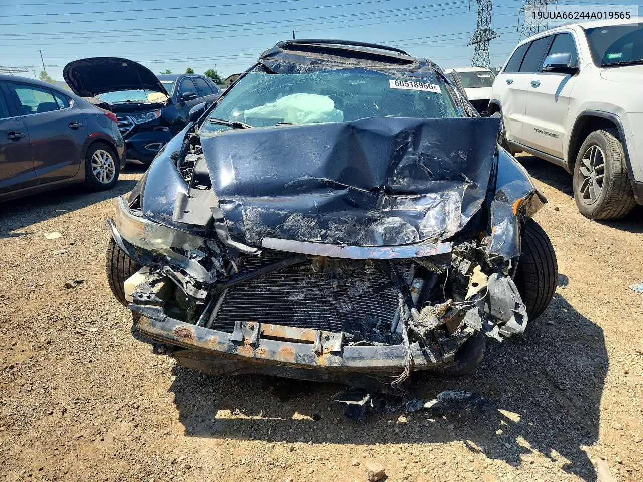 2004 Acura Tl VIN: 19UUA66244A019565 Lot: 60518966