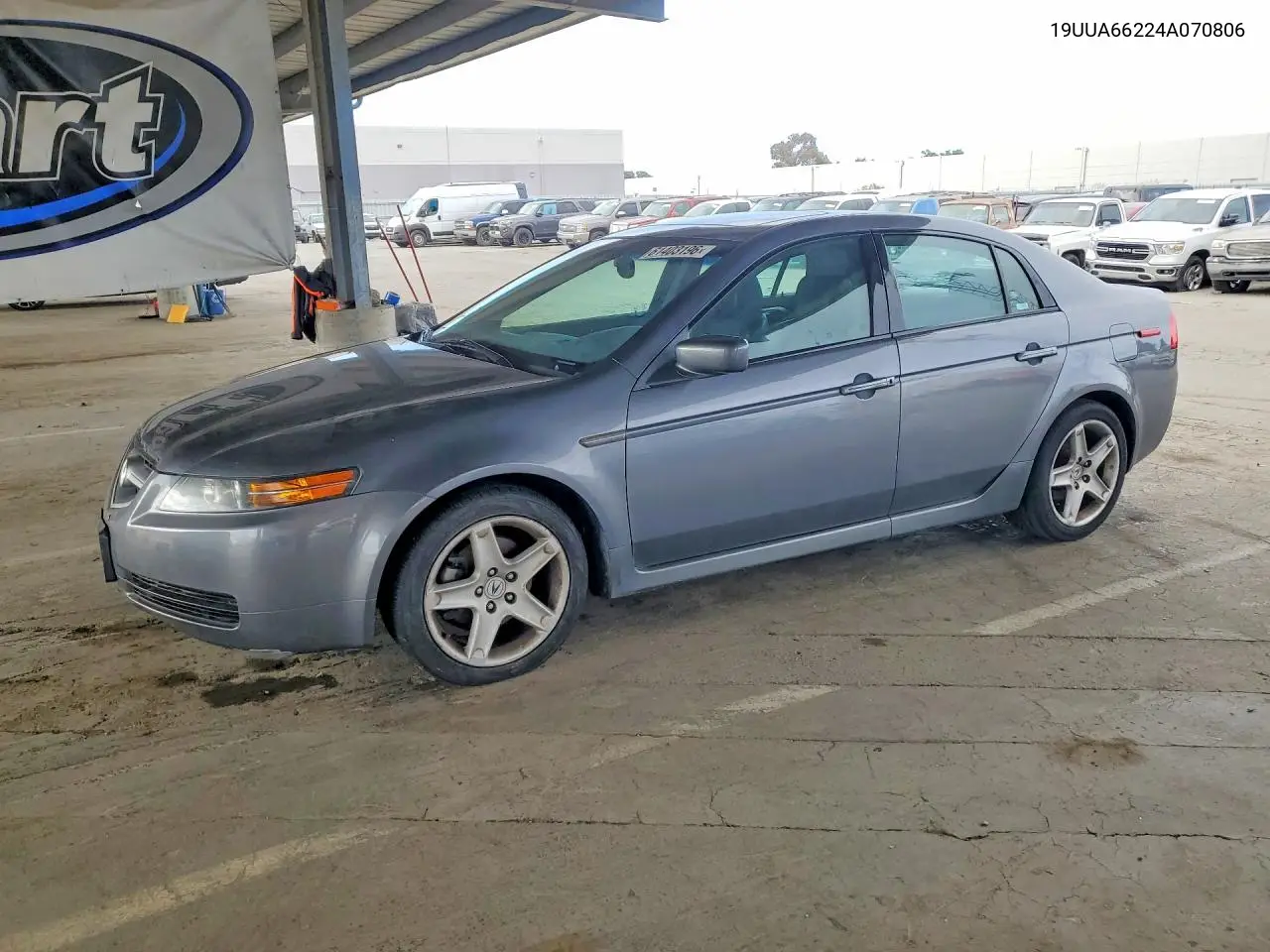 2004 Acura Tl VIN: 19UUA66224A070806 Lot: 61403196