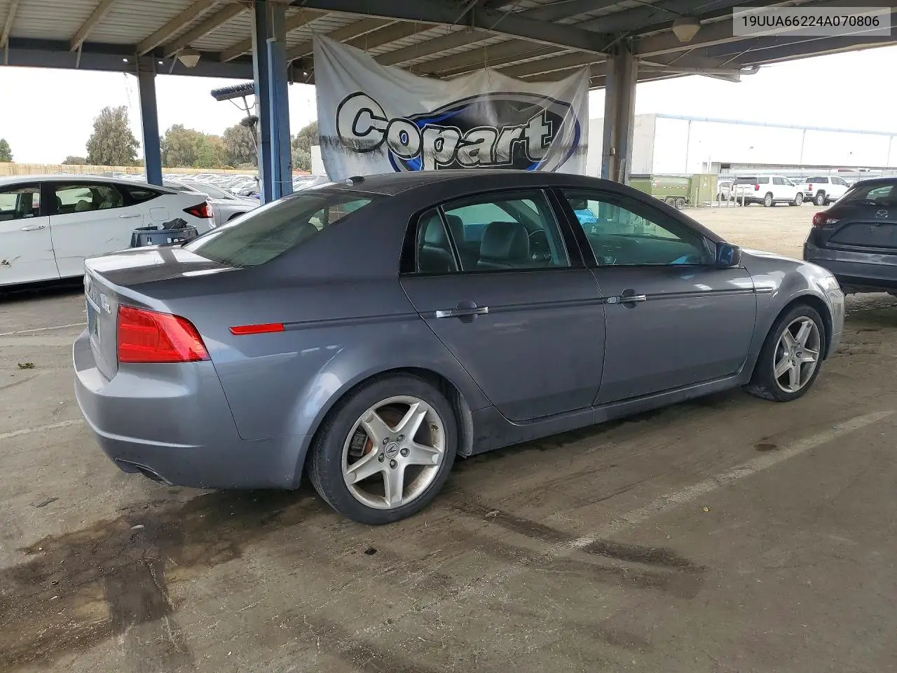 2004 Acura Tl VIN: 19UUA66224A070806 Lot: 61403196