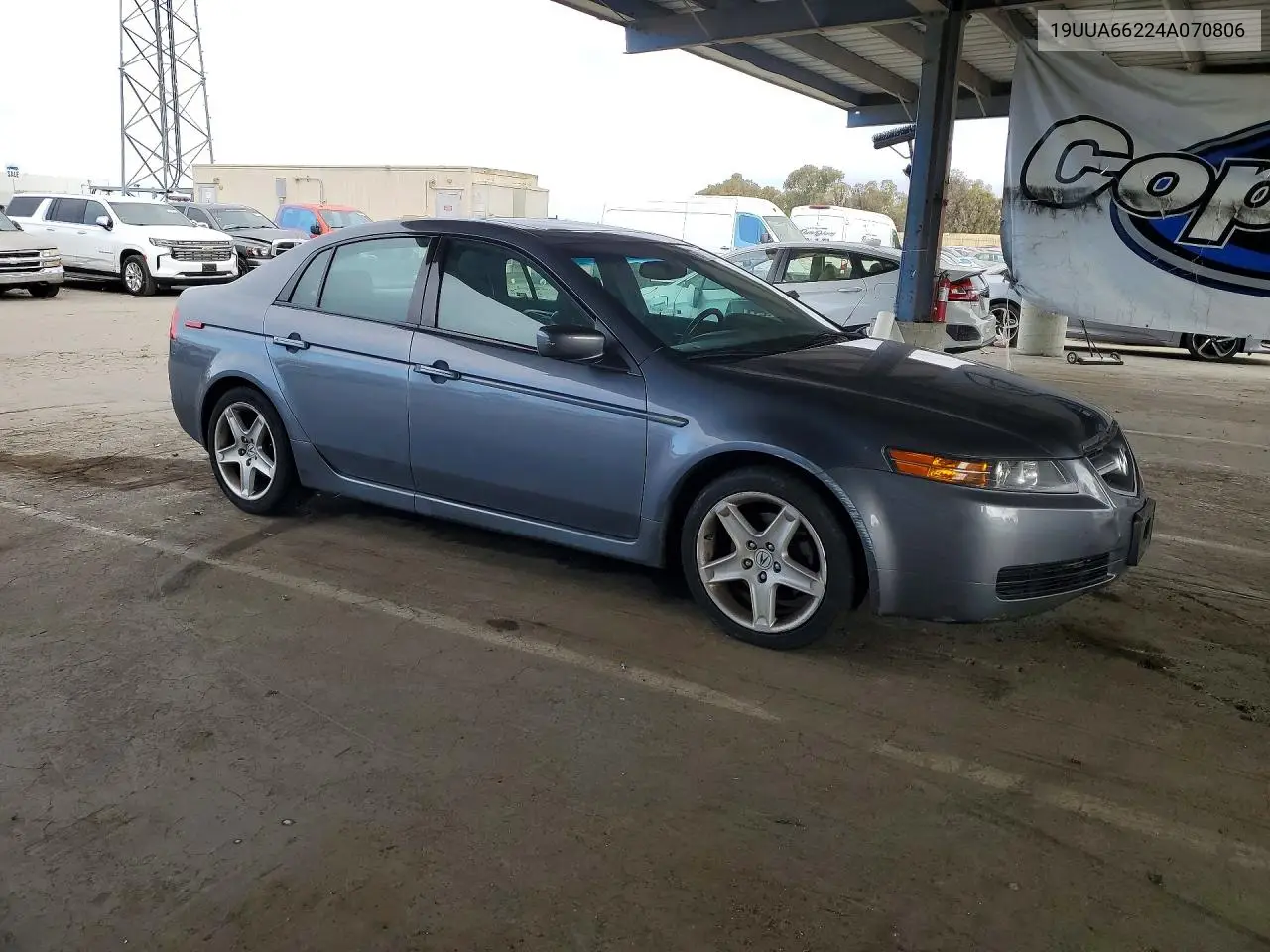 2004 Acura Tl VIN: 19UUA66224A070806 Lot: 61403196