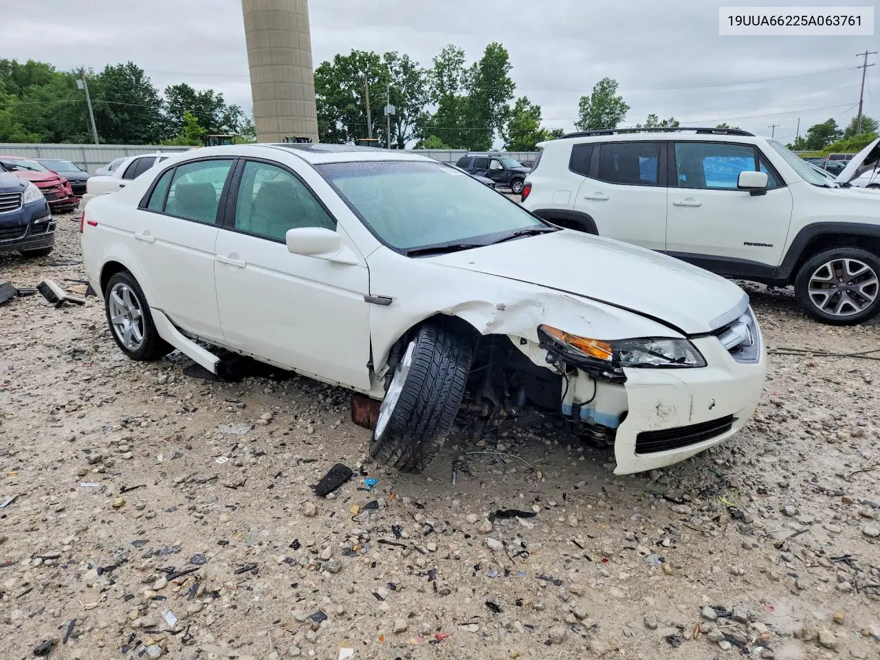 2005 Acura Tl VIN: 19UUA66225A063761 Lot: 57652976