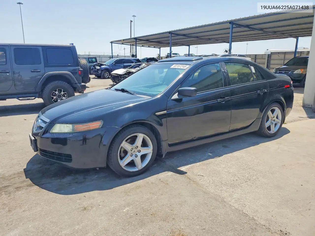 2005 Acura Tl VIN: 19UUA66225A071438 Lot: 60167246