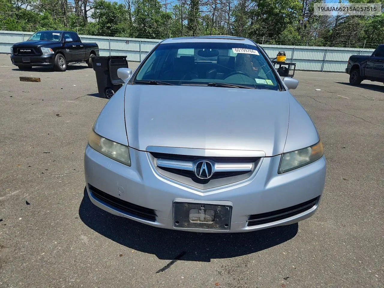 2005 Acura Tl VIN: 19UUA66215A057515 Lot: 60199766