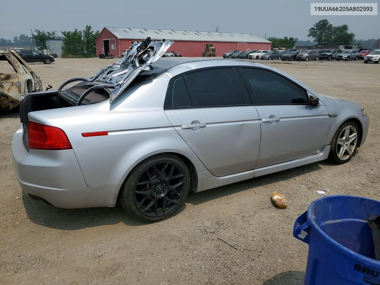 2005 Acura Tl VIN: 19UUA66205A802593 Lot: 60978956